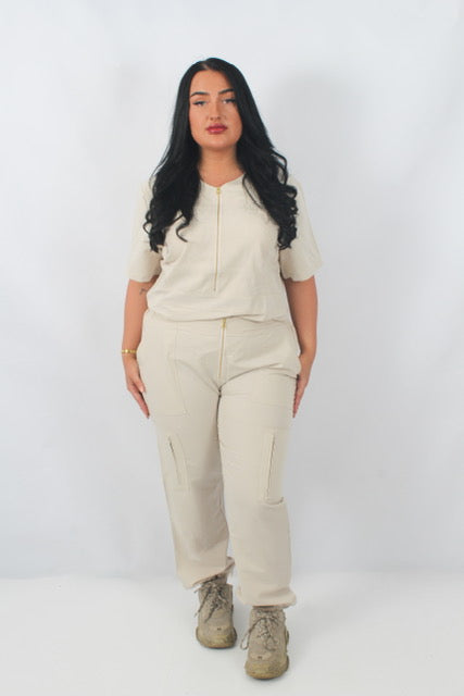 THE MARGO SCRUB SET (BEIGE STONE)