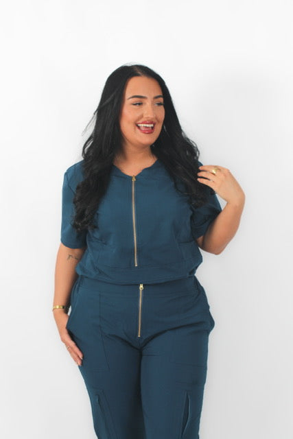 THE MARGO SCRUB SET (BLUE)