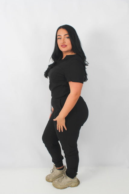 NELLY ORIGINAL SCRUB SET (BLACK)