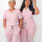 NELLY ORIGINAL SCRUB SET (PINK)