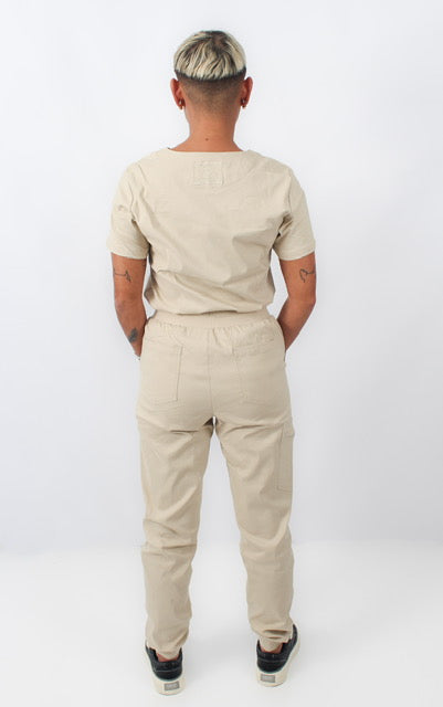 NELLY ORIGINAL SCRUB SET (BEIGE)